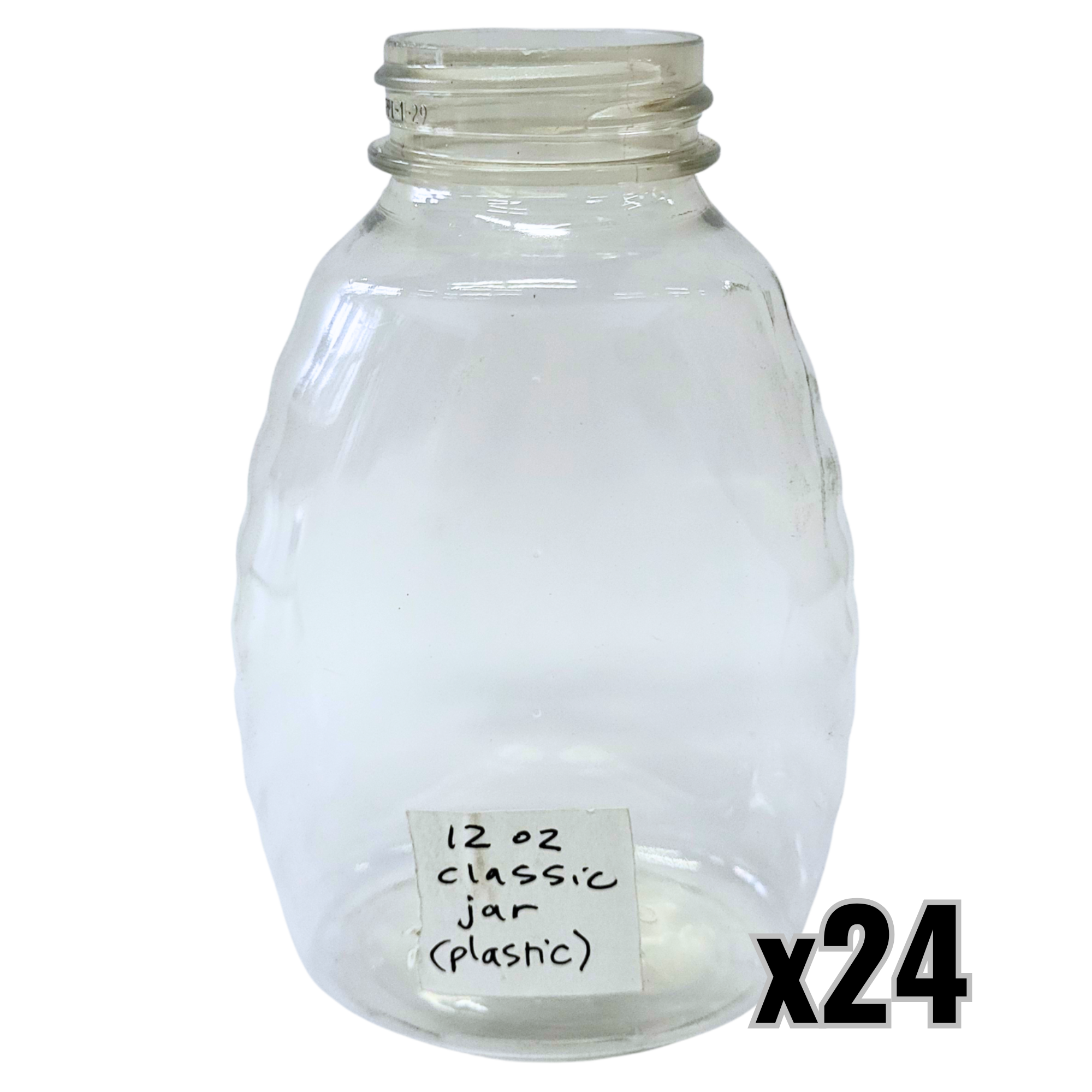 12 oz Plastic Classic Honey Jar
