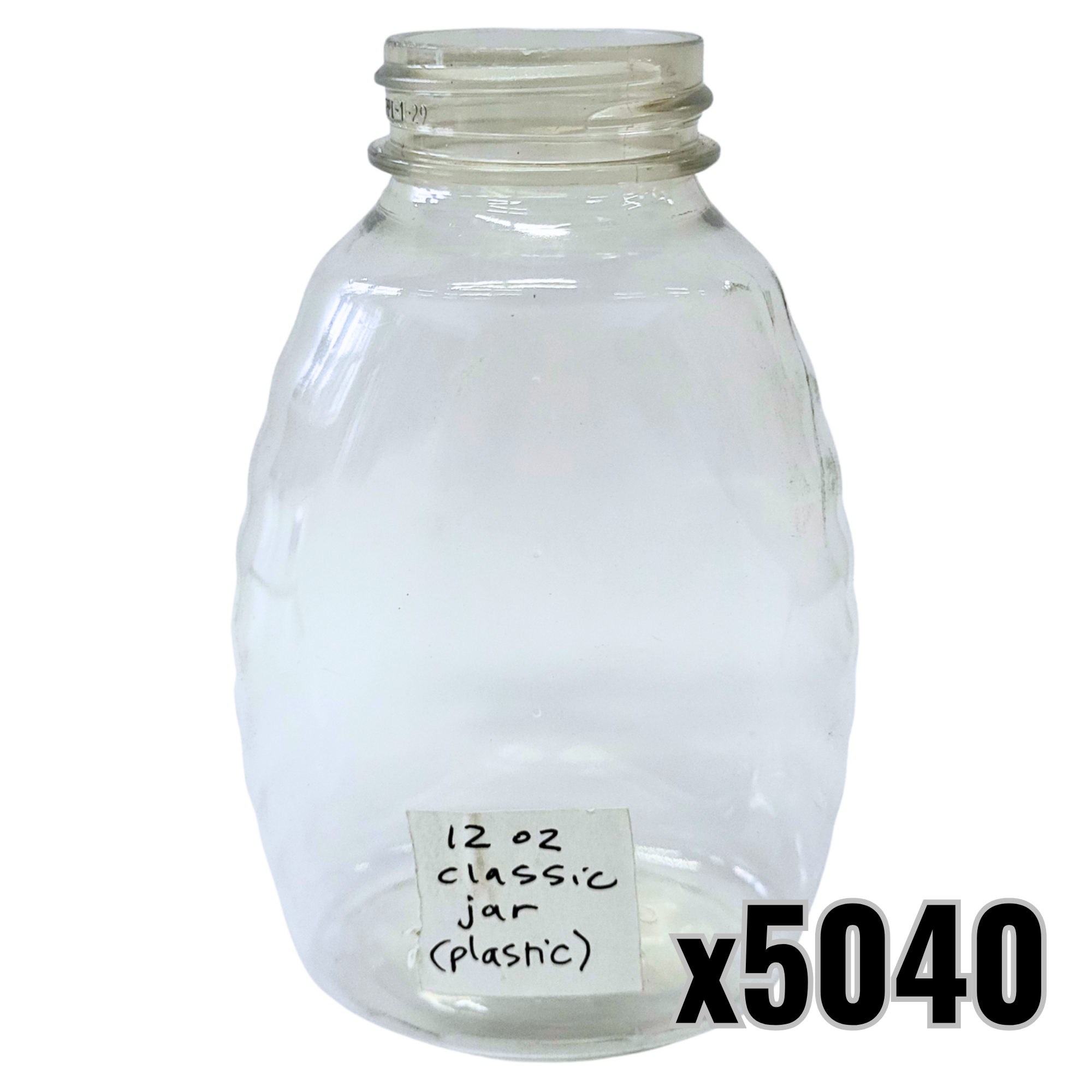 12 oz Plastic Classic Honey Jar