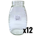 32 oz Glass Classic Honey Jars