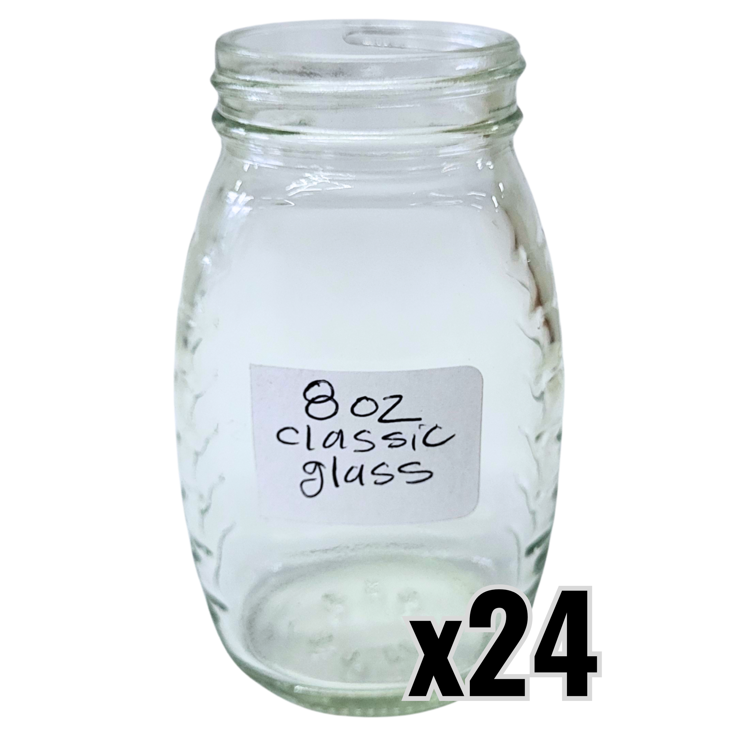 8 oz Glass Classic Honey Jar