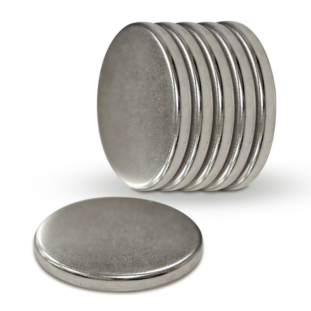 Apis Tactical - Neodymium Magnet Accessory Kit - N52 Small, Circular Magnetic Discs - Strong Magnets 6 Pack