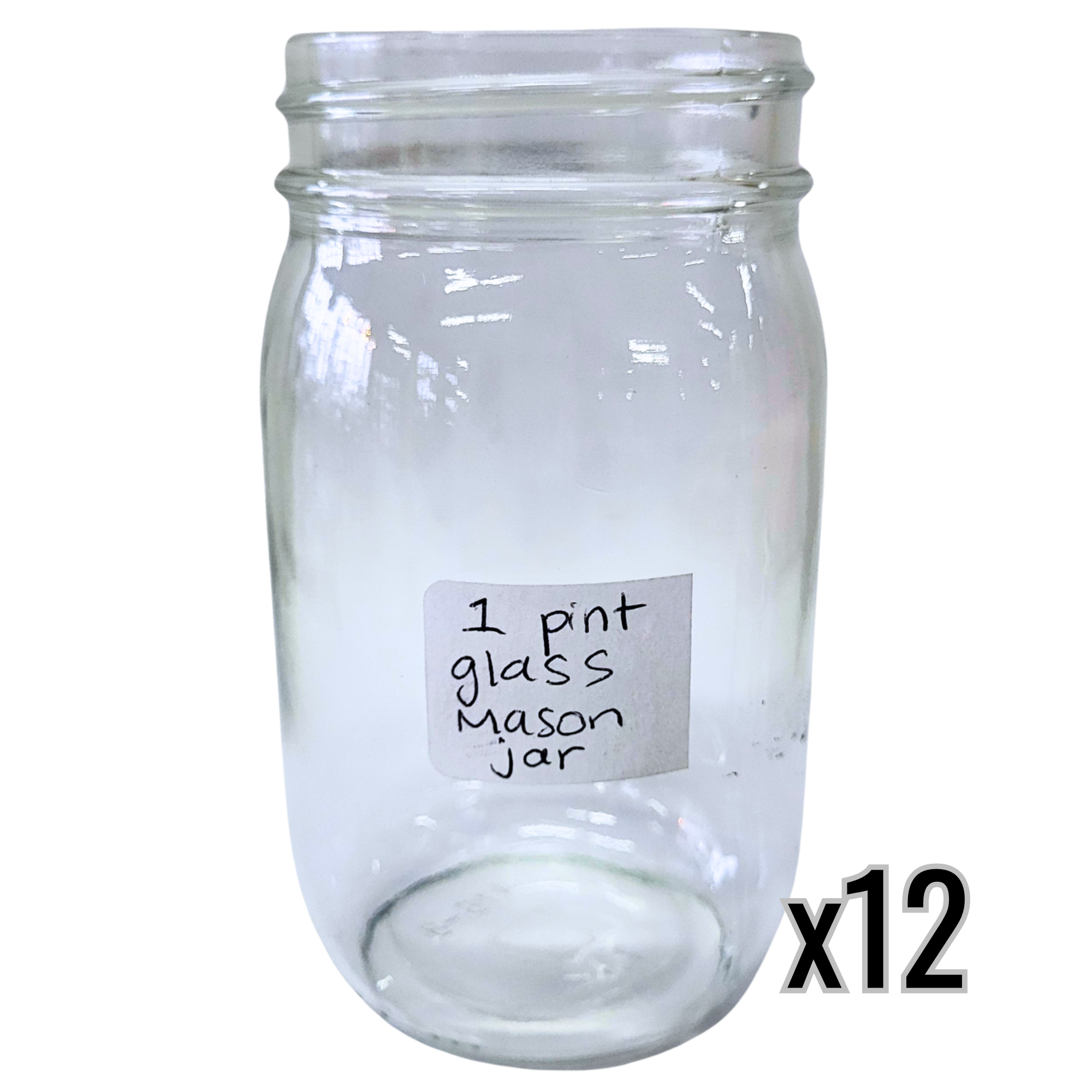Pint Glass Mason Jar - 16 oz