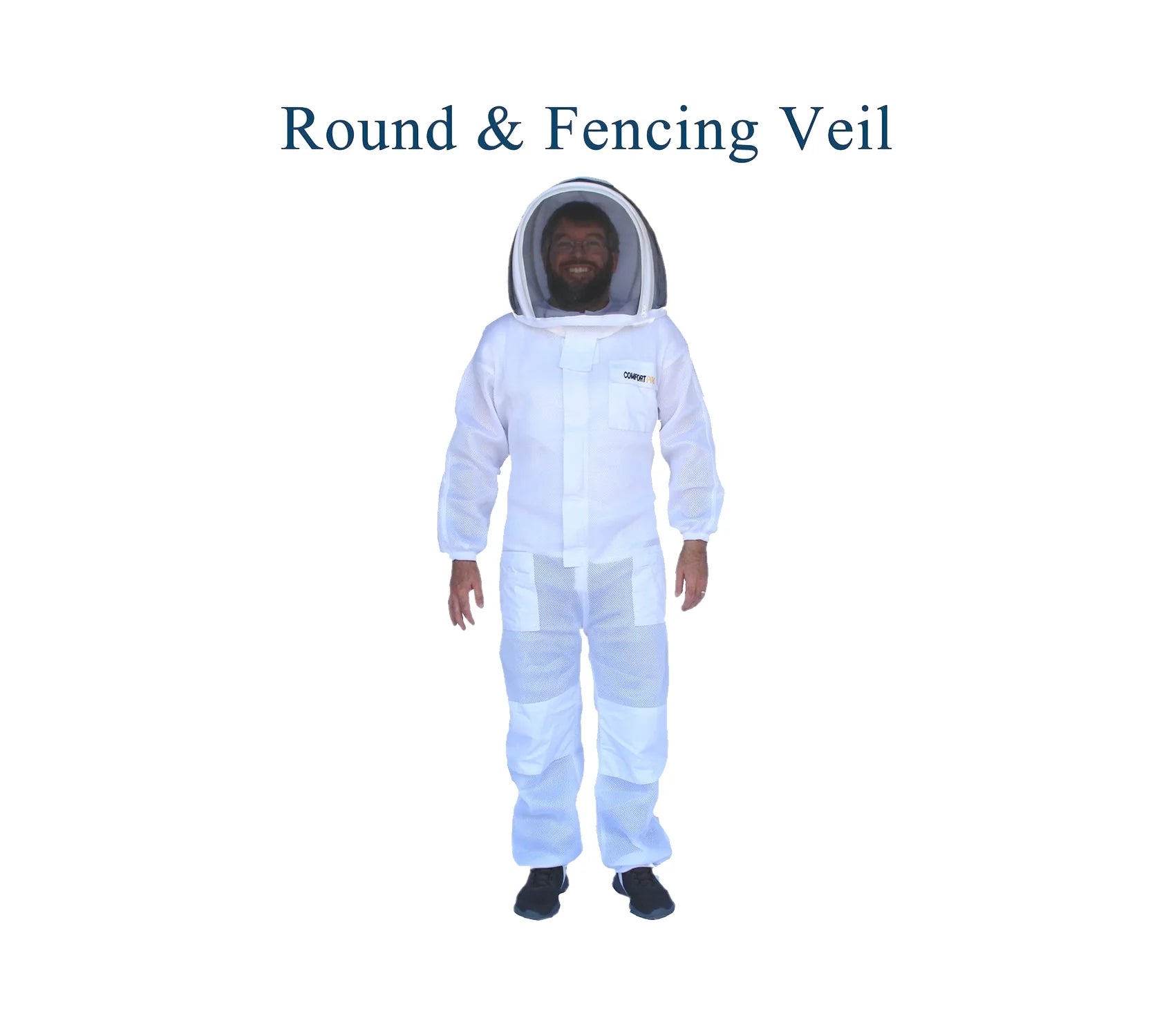 Comfort Pro Ventilated Suit With Fencing and Round Veil