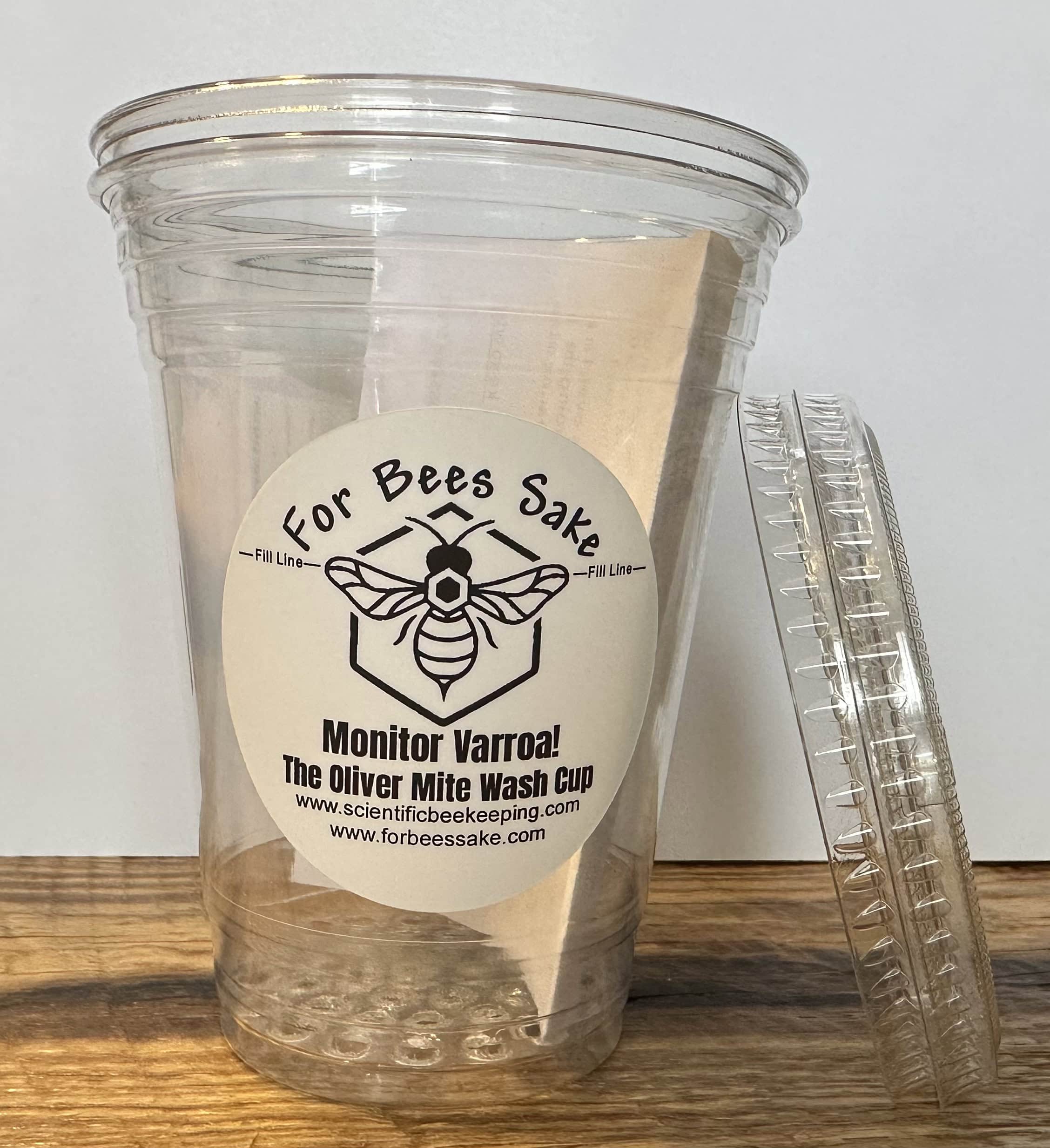 Varroa Mite Wash Cup - For Bees Sake