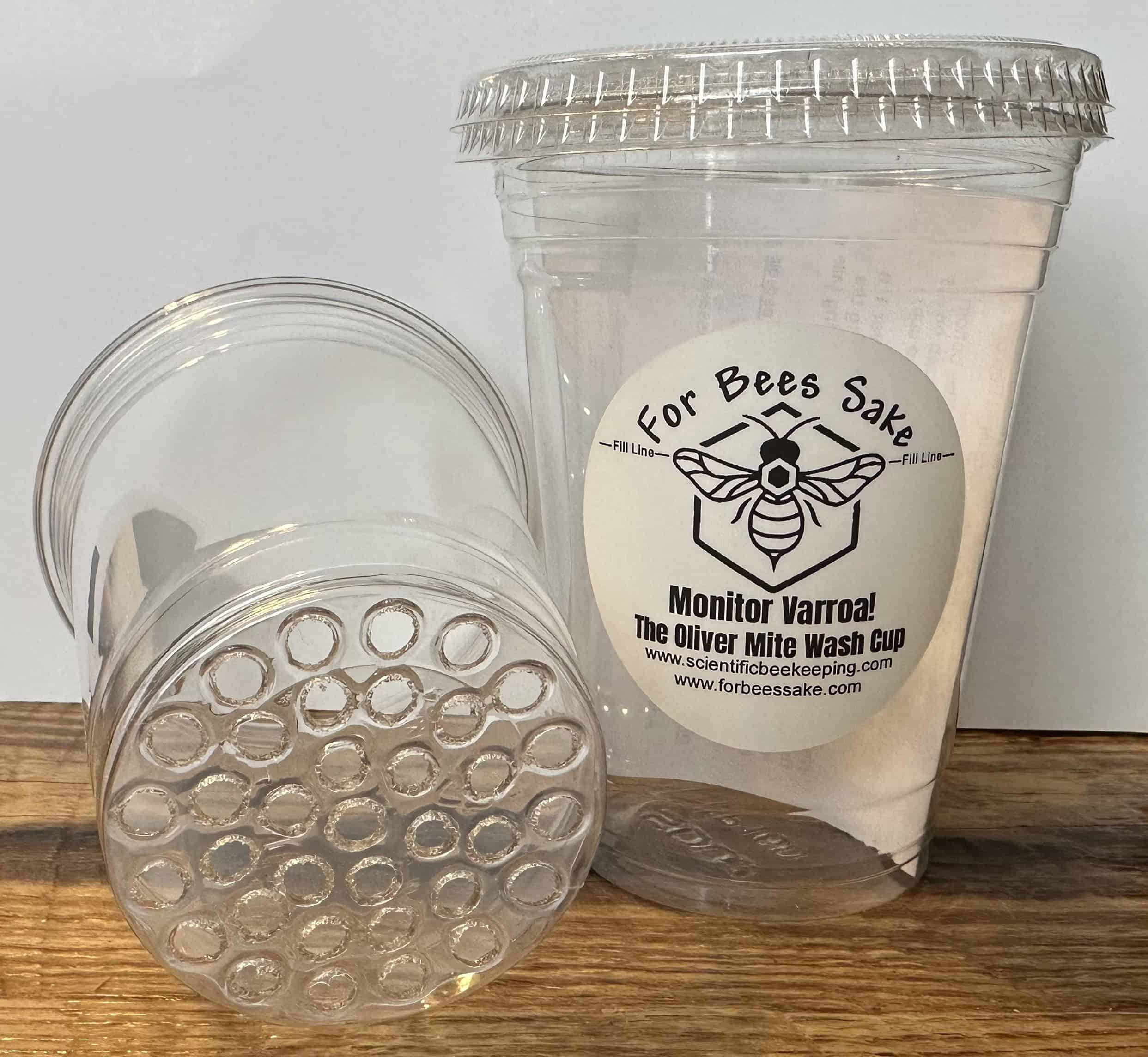 Varroa Mite Wash Cup - For Bees Sake