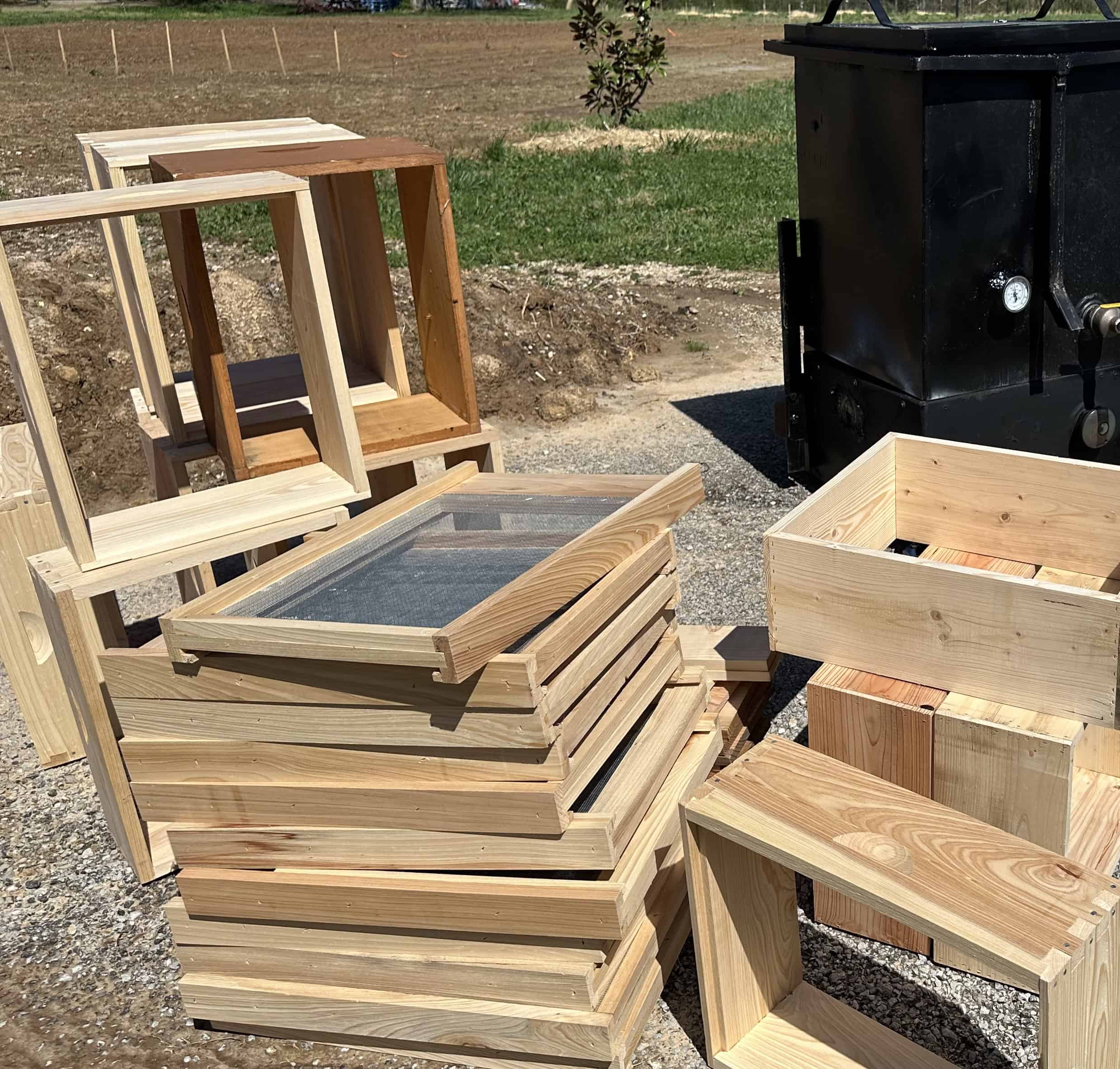 Wax Dipping Service - Hive Boxes